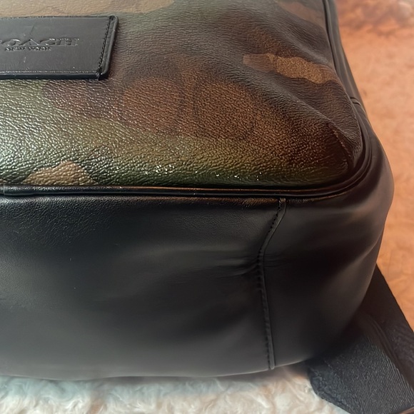 Coach Westway Signature Canvas Camo Camouflage Print Unisex Backpack Book Bag - Picture 9 of 16
